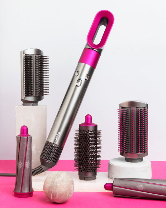 5 in 1 Multifunctional Hair Dryer Styling Tool, Detachable 5-in-1 Multi-Head Hot Air Comb, The Negative Ion Automatic Suction Hair Curler