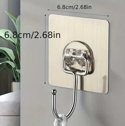 Golden Large Wall Hooks – Heavy Duty Hanging Hooks for Home & Office