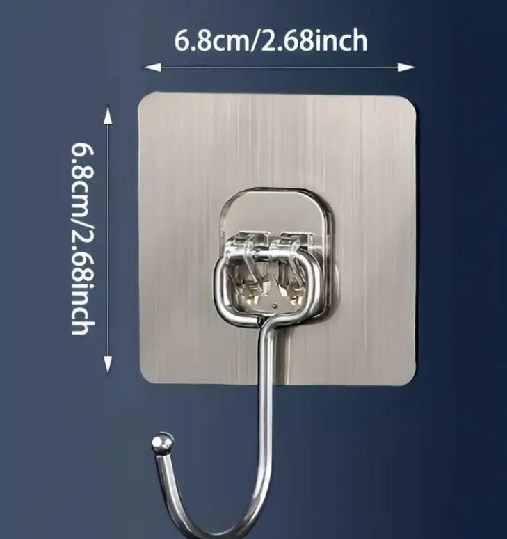 Golden Large Wall Hooks – Heavy Duty Hanging Hooks for Home & Office