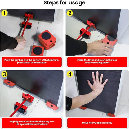 Furniture Lifting Moving Wheel - Heavy Duty Pads Easy and Safe Moving Slider Tools for Shifting Washing Machines, Fridge, Sofa and Wardrobes | Max Load 150KG/331LBS Only Wheel Pad, Pack of 4 GenzVybs