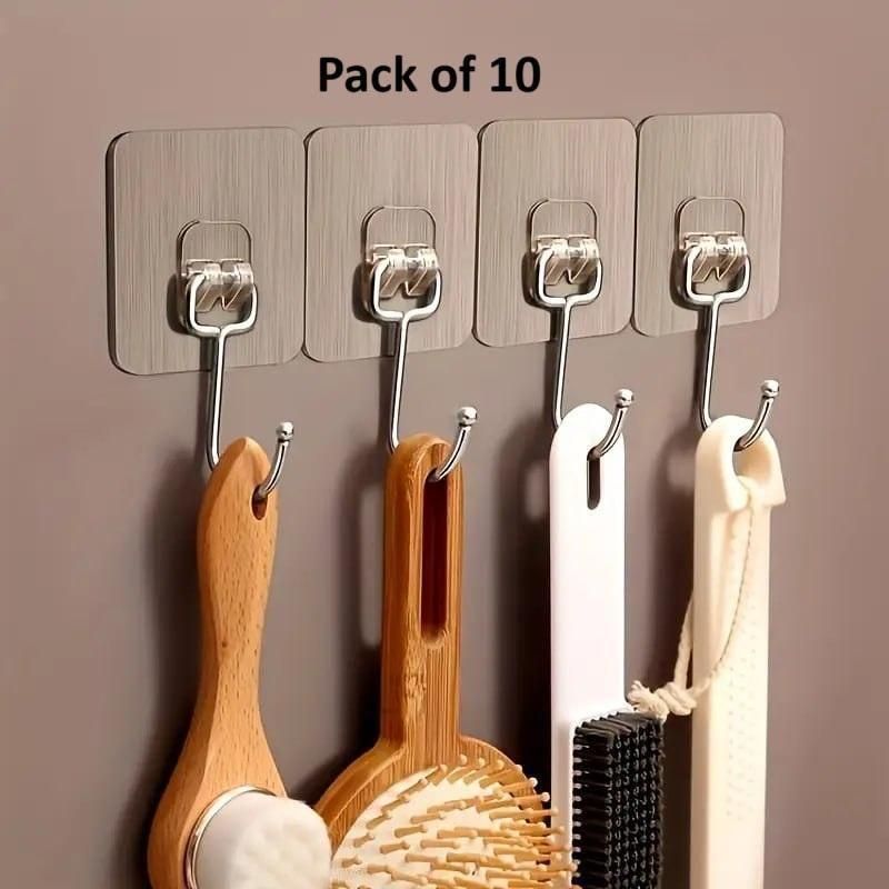 Golden Large Wall Hooks – Heavy Duty Hanging Hooks for Home & Office