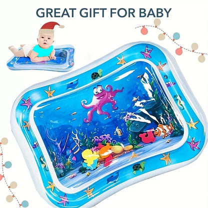Inflatable Water Mat: Stimulating Play for Newborns, Interactive Promoting Sensory Development in a Safe and Enjoyable Water-Filled Environment GenzVybs